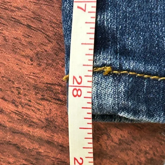 Kancan Skinny Jeans Women’s Size 5/26 Blue Distressed Chewed Hems KC5055D - Picture 8 of 8